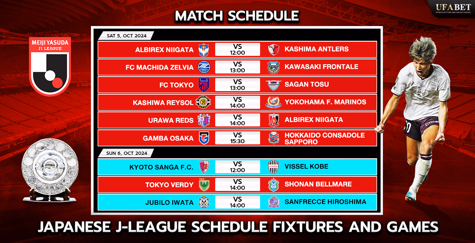 J1 League Schedule and fFxtures